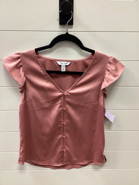 Top Sleeveless By Nine West In Pink, Size:Xs