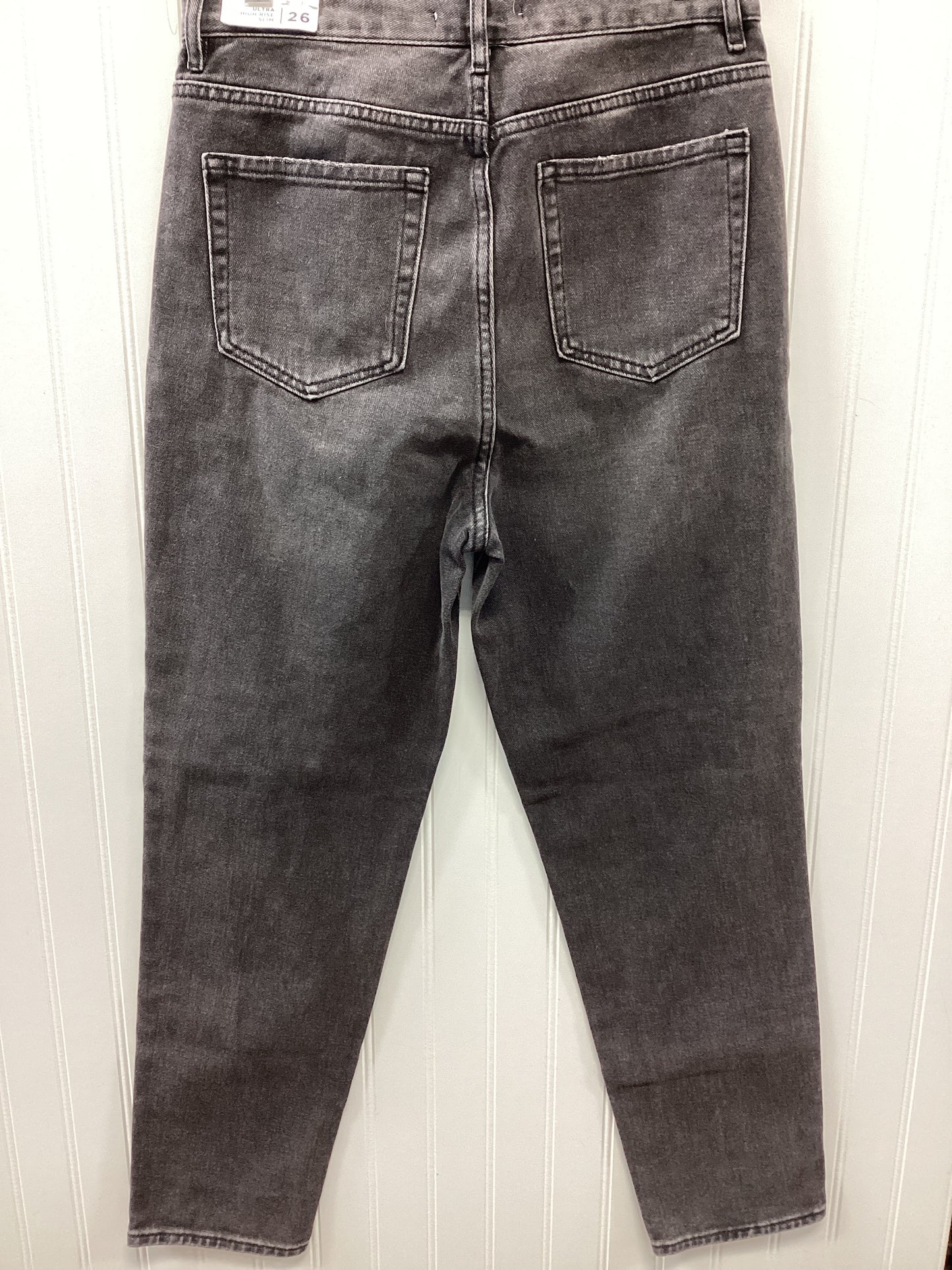 Jeans Straight By Pacsun In Black Denim, Size:6