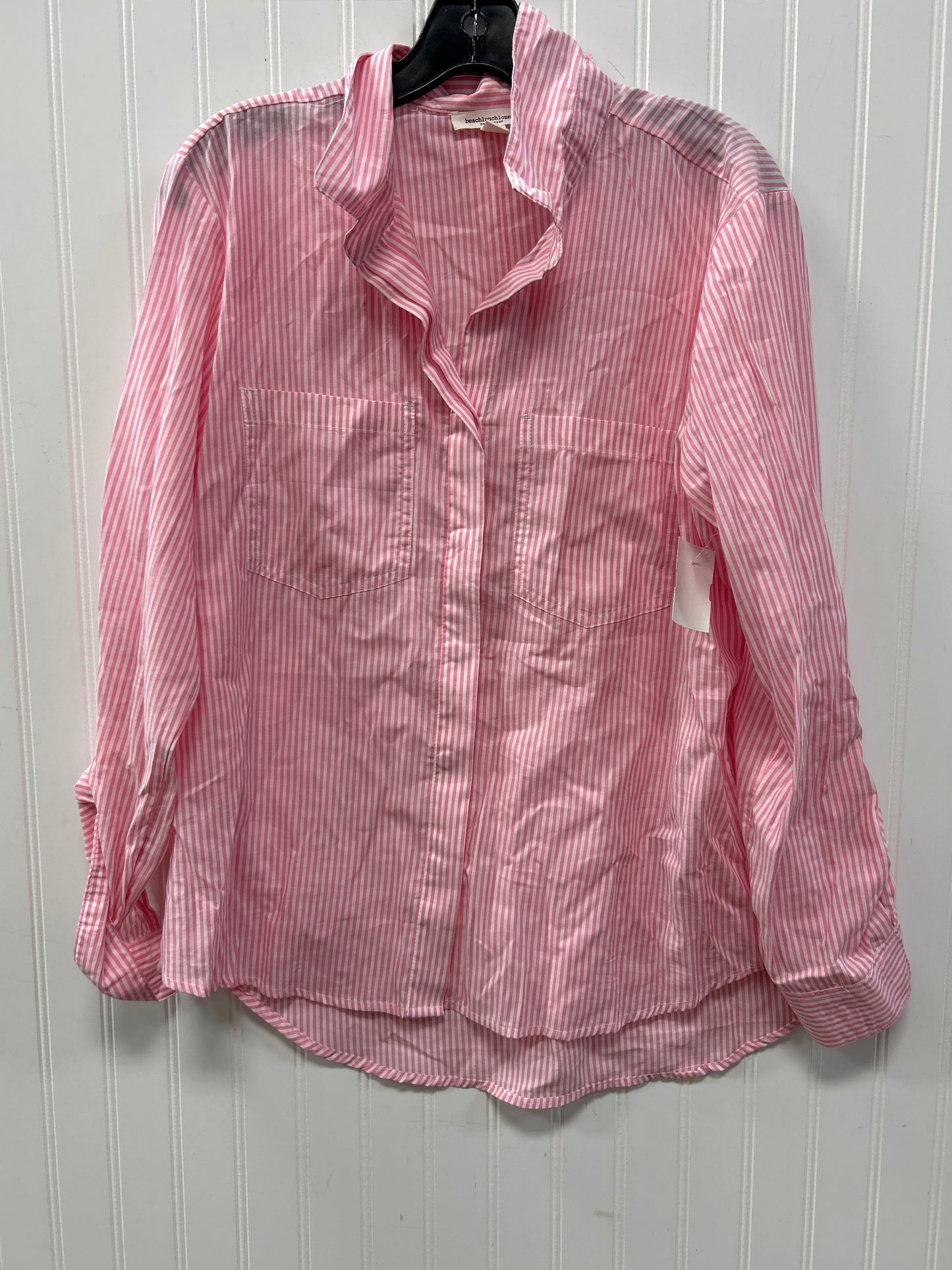Top Ls By Beachlunchlounge In Pink, Size:L