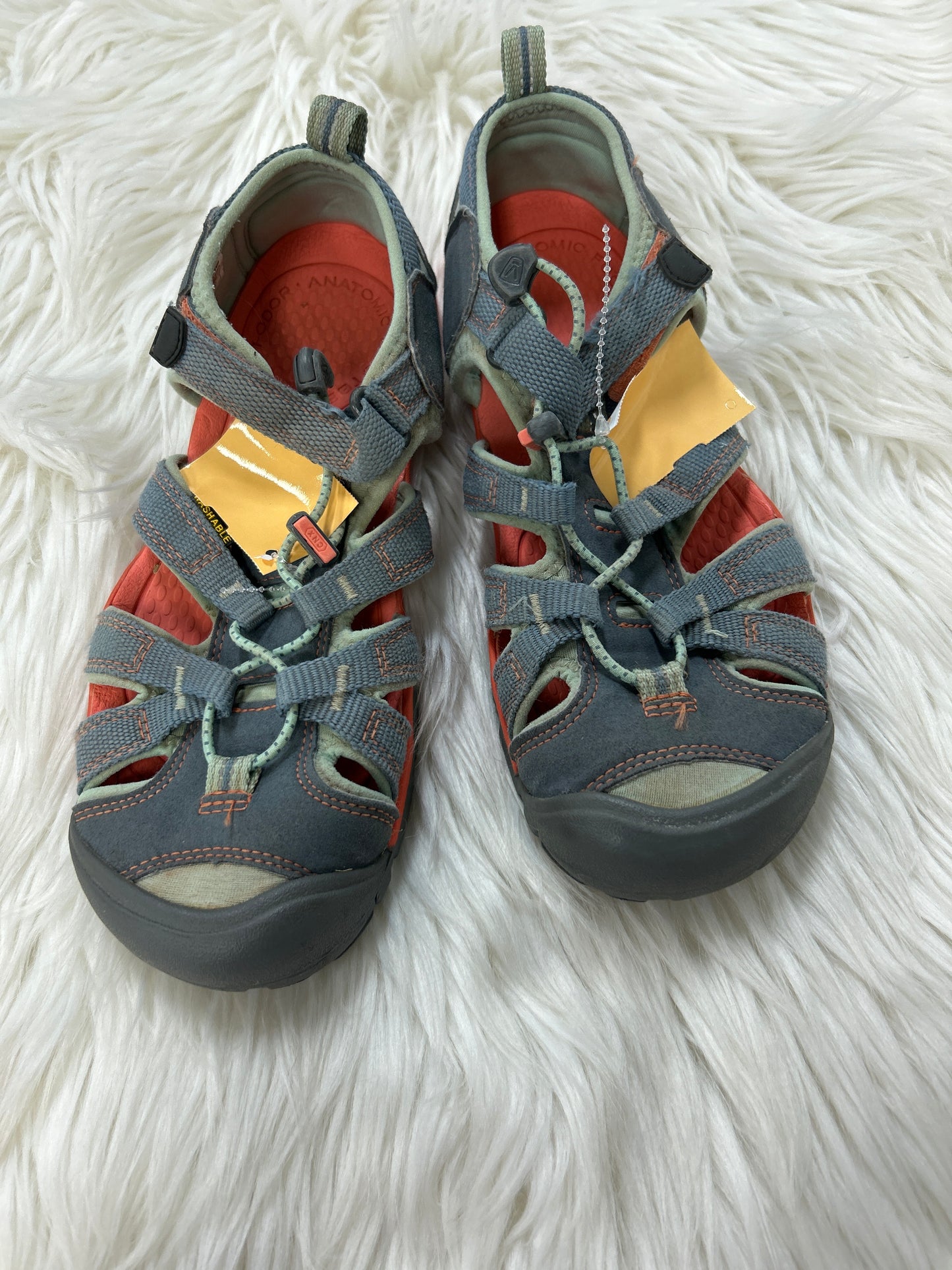 Sandals Flats By Keen In Blue, Size:6