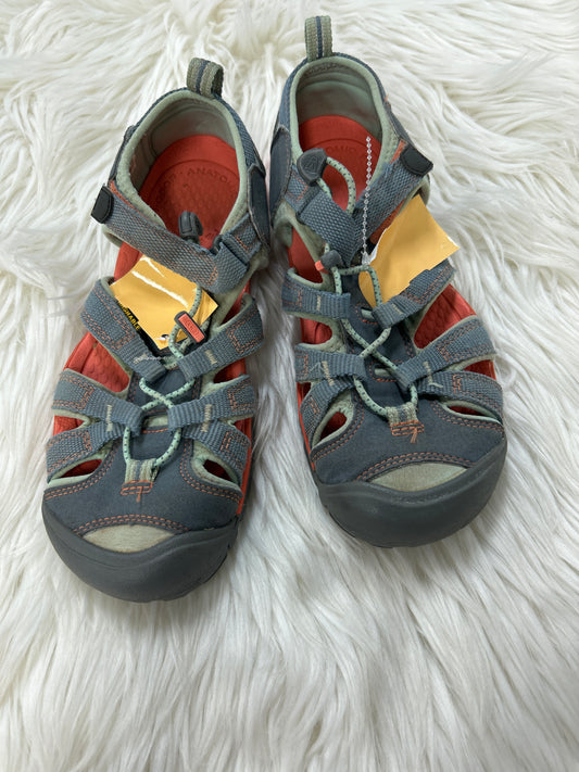 Sandals Flats By Keen In Blue, Size:6