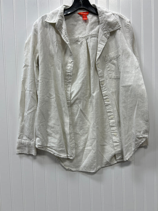 Blouse Ls By Joe Fresh In Cream, Size:S