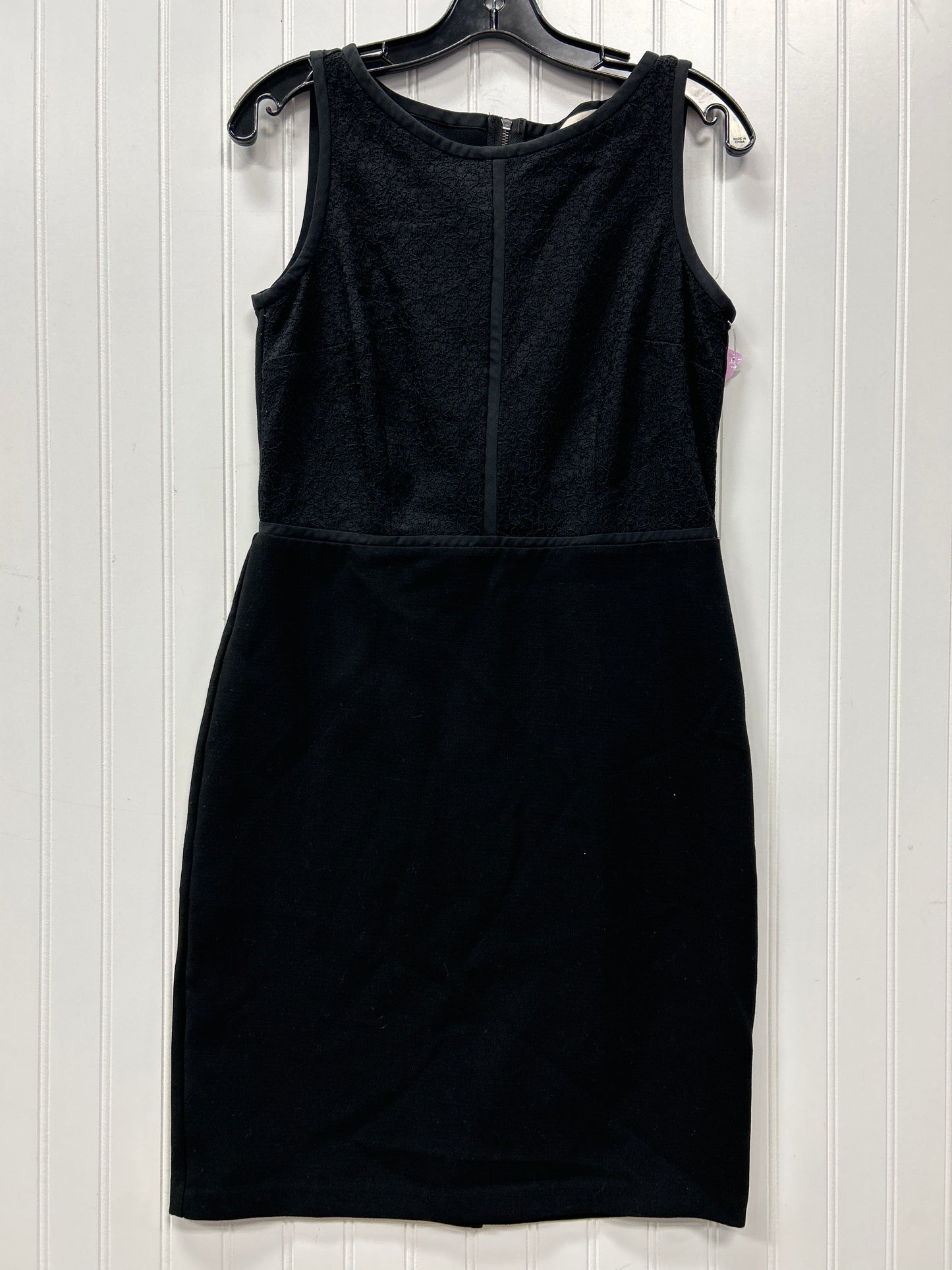 Dress Work By Loft In Black, Size:4