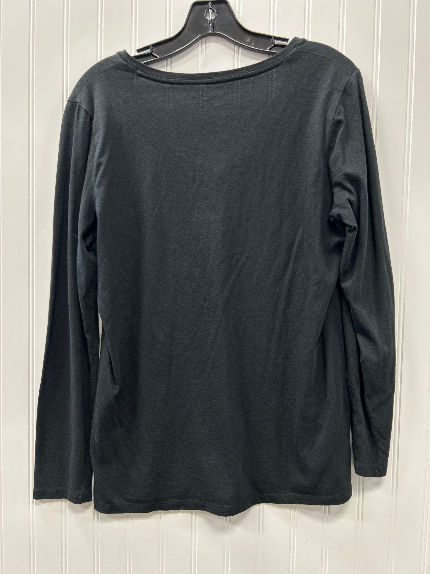 Top Ls By Ann Taylor In Black, Size:L