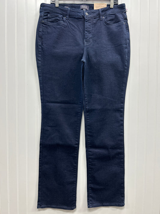 Jeans Straight By Not Your Daughters Jeans In Blue Denim, Size:14
