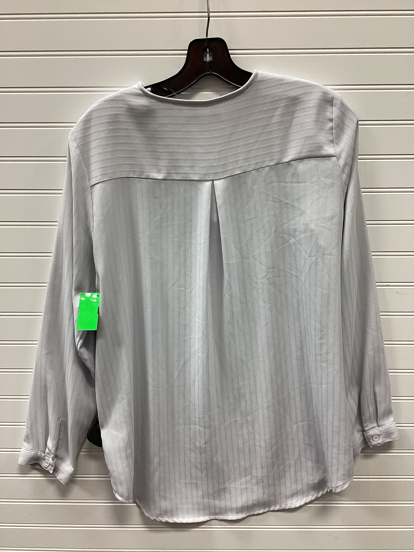Blouse Ls By Adrianna Papell In White, Size:M