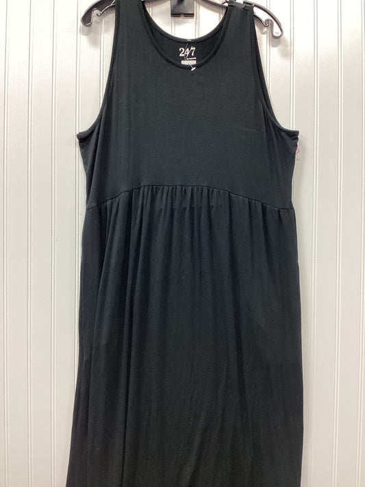 Dress Casual Maxi By Maurices In Black, Size:1X