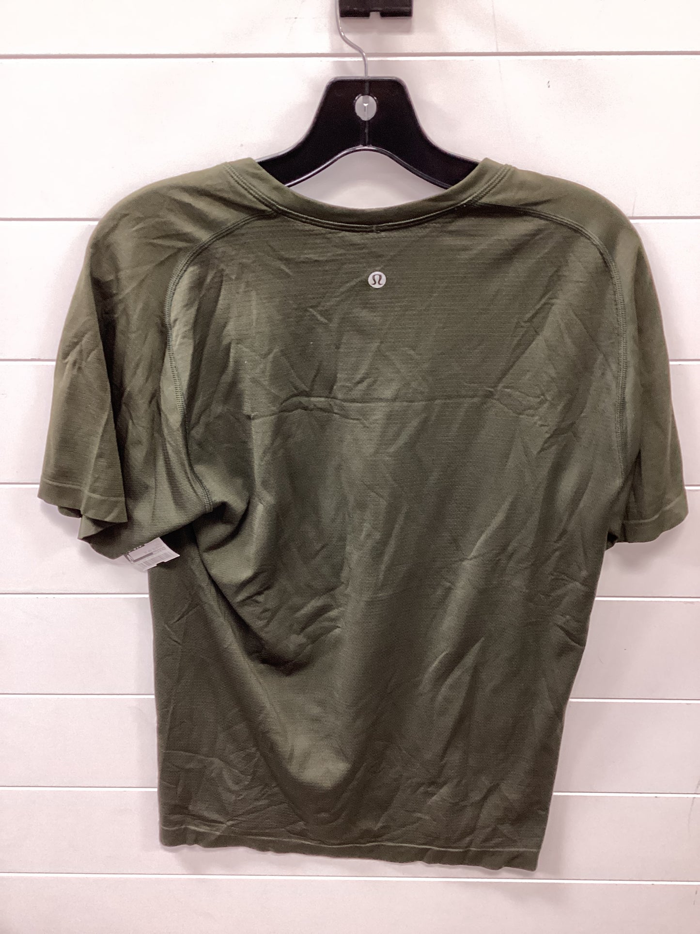 Athletic Top Ss By Lululemon In Green, Size:10