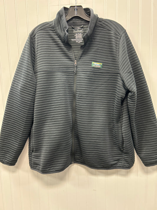 Athletic Jacket By L.L. Bean In Black, Size:1X
