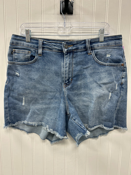 Shorts By Judy Blue In Blue Denim, Size:1X