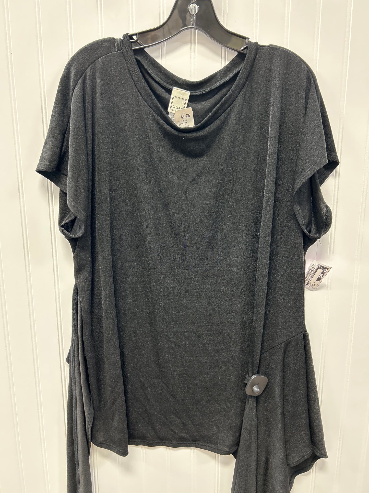 Top Ss By Clothes Mentor In Black, Size:3X