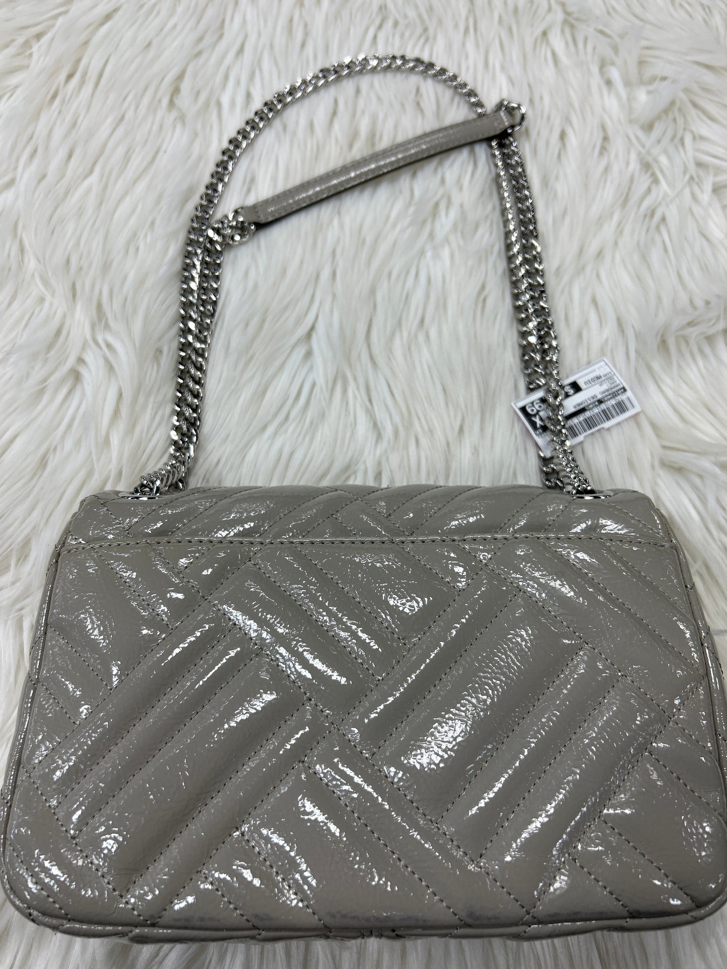 Handbag Designer By Michael Kors In Grey, Size:Medium