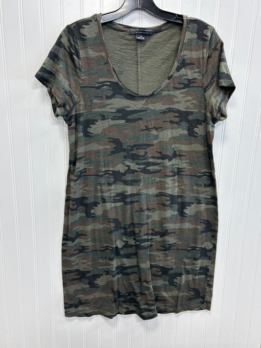 Dress Casual Midi By Social Standard By Sanctuary In Camouflage Print, Size:L