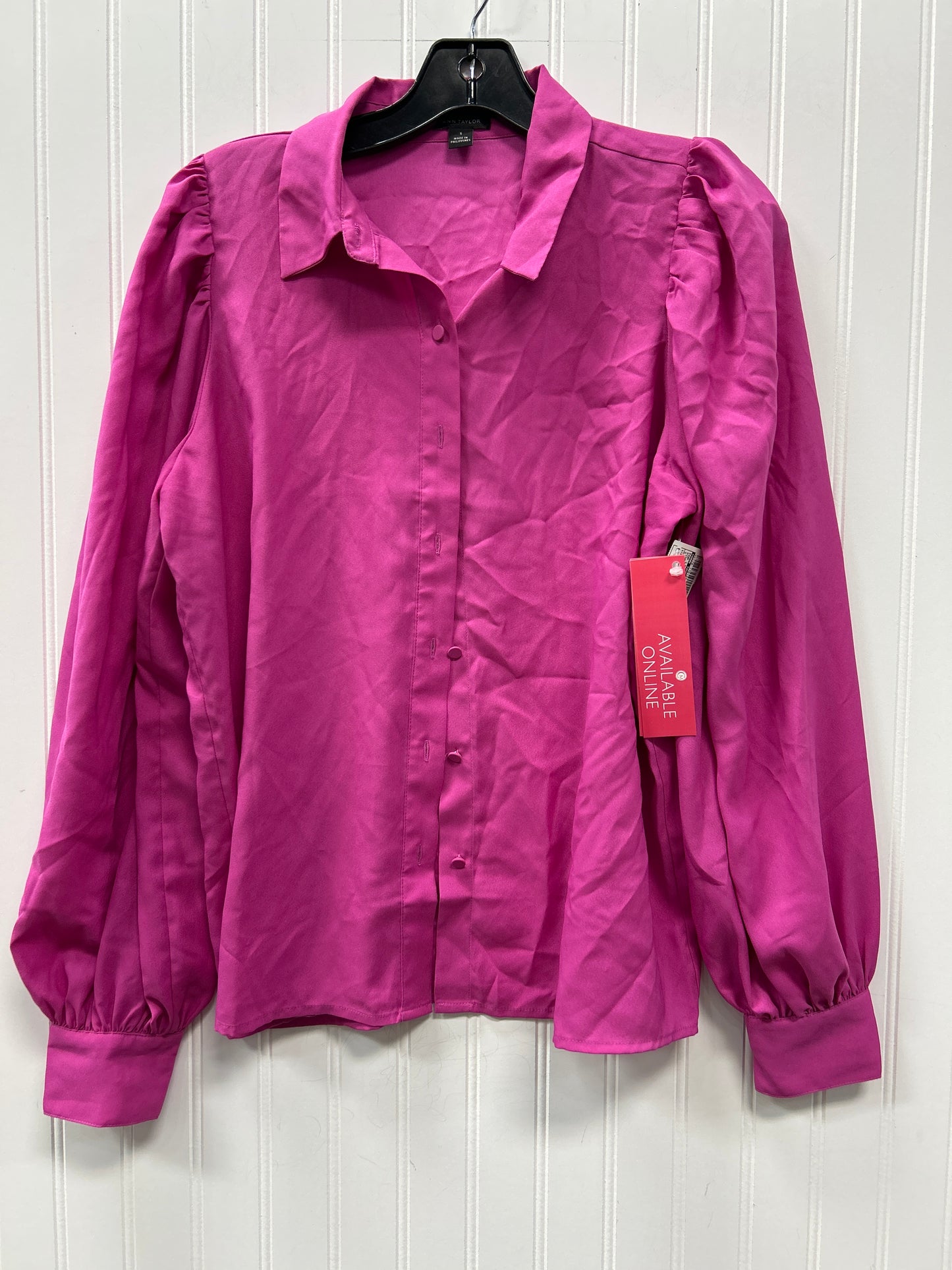Top Ls By Ann Taylor In Pink, Size:S