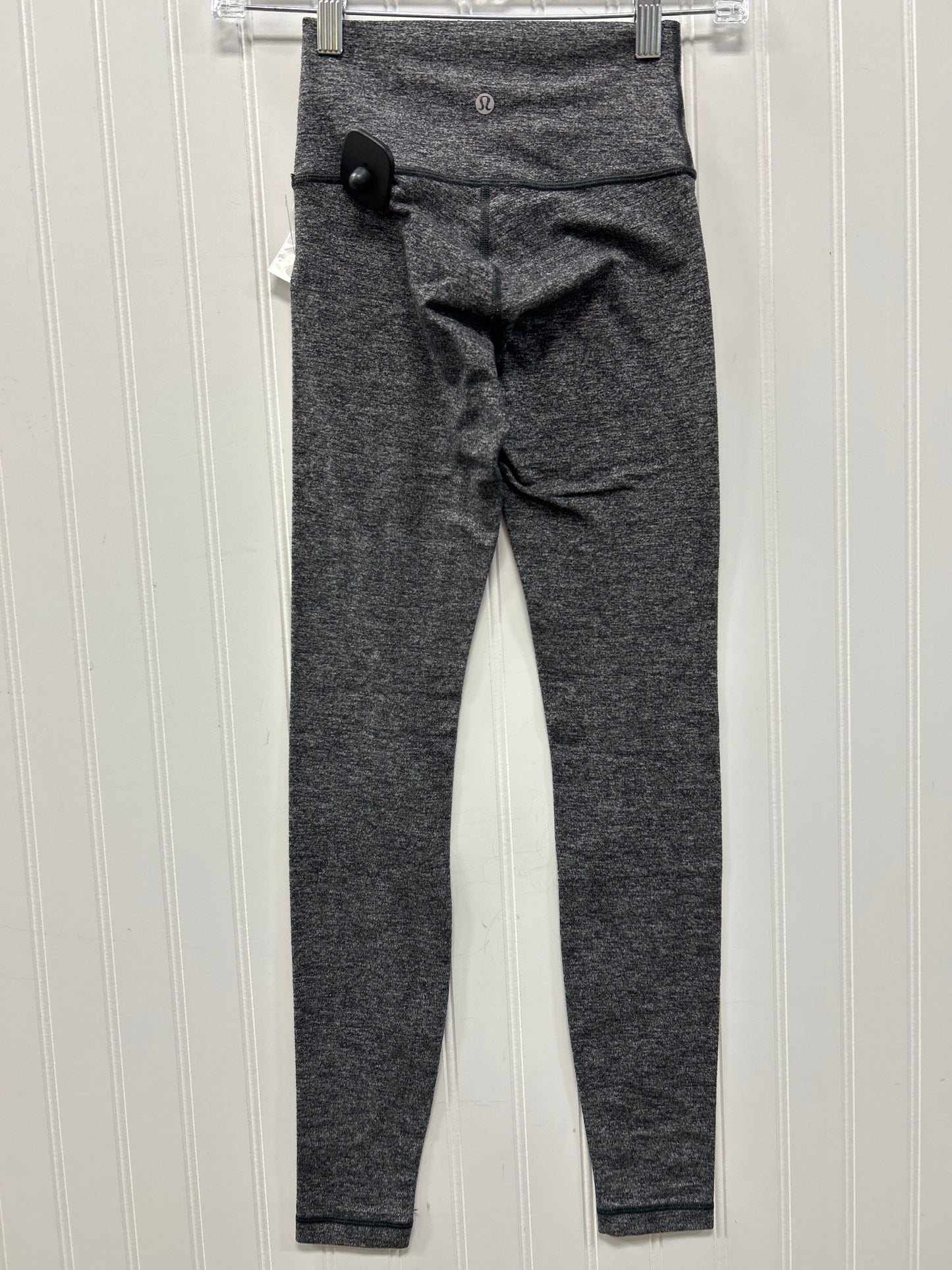 Athletic Leggings By Lululemon In Grey, Size:2