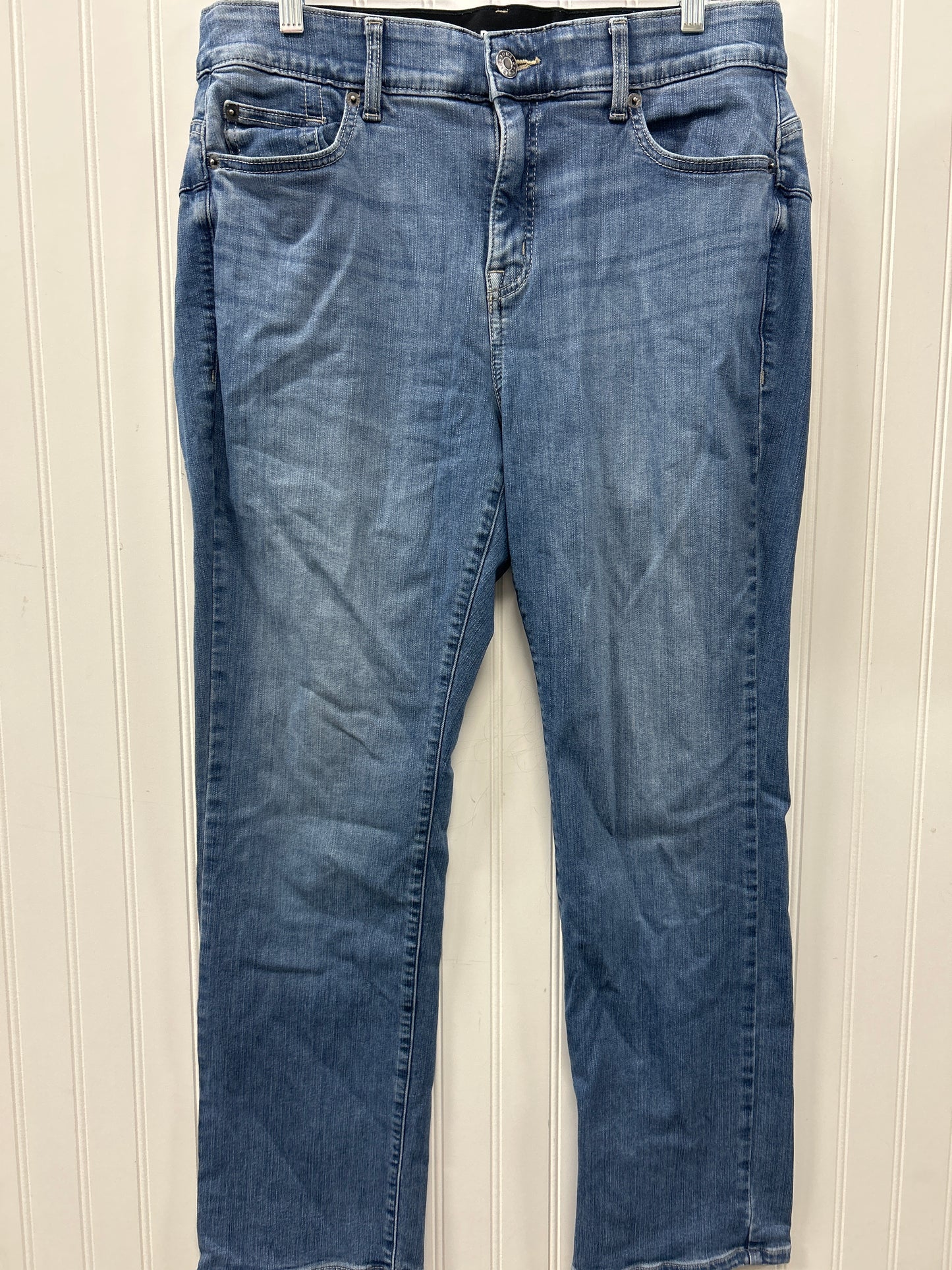 Jeans Straight By Torrid In Blue Denim, Size:12