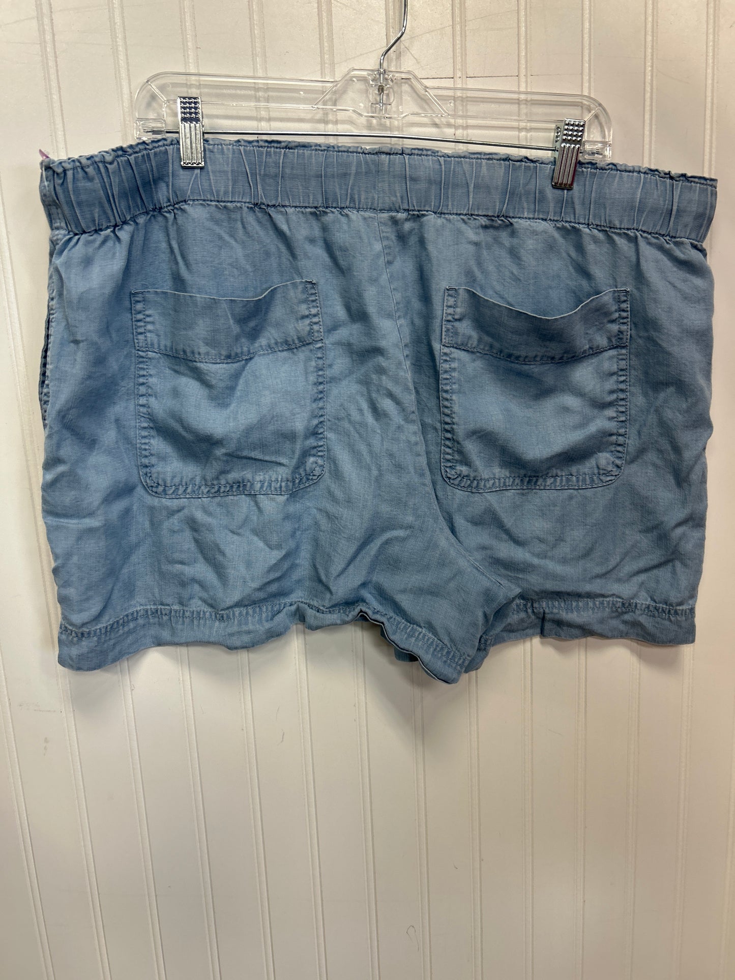 Shorts By Hilary Radley In Blue, Size:1X