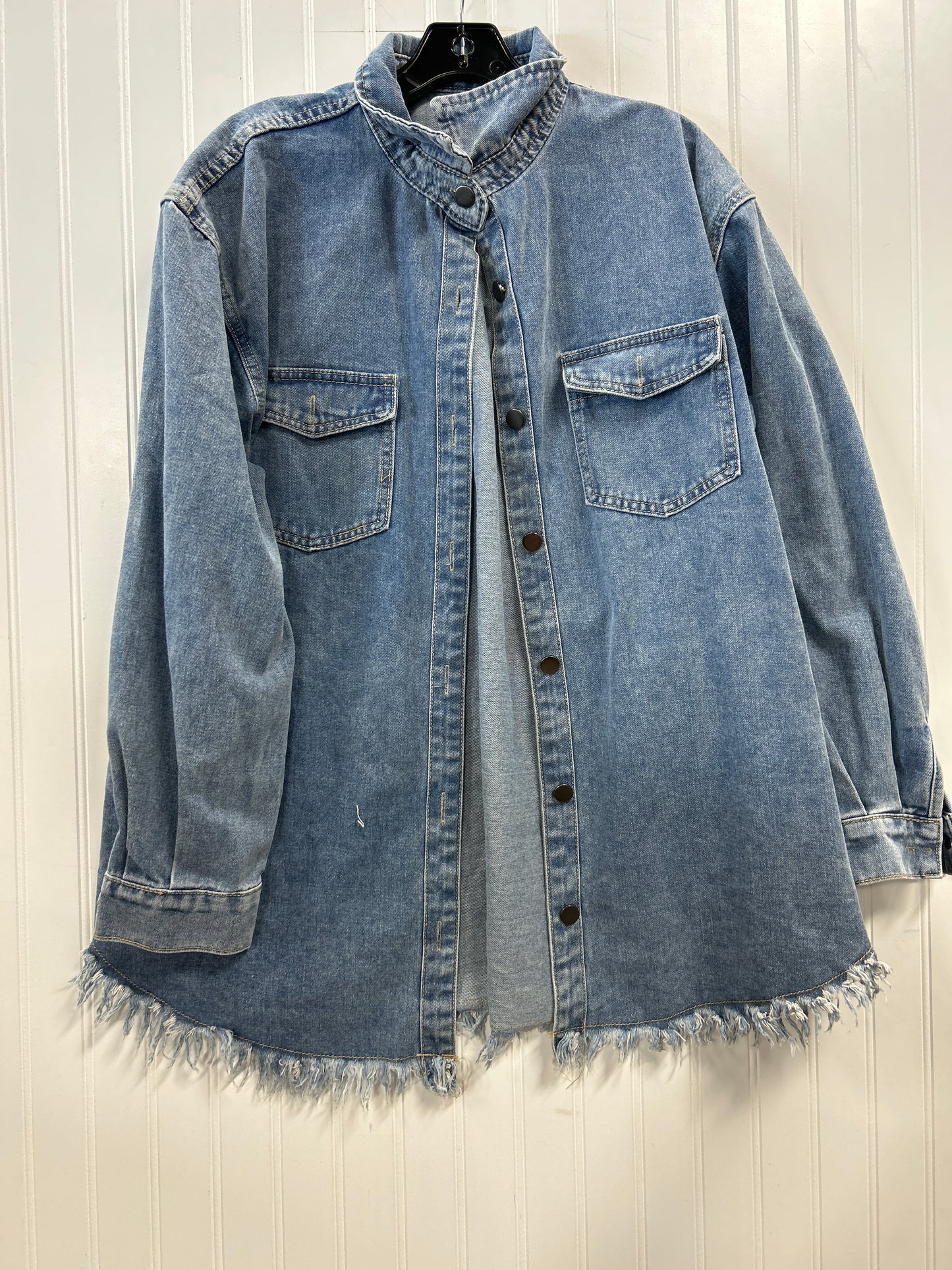 Jacket Denim By Cmc In Blue Denim, Size:L