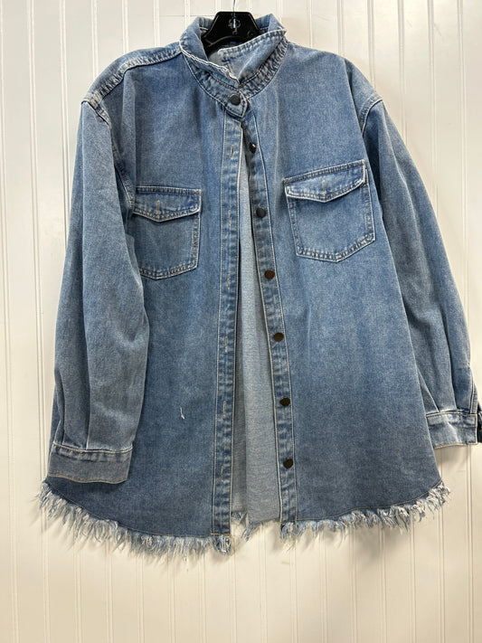 Jacket Denim By Cmc In Blue Denim, Size:L