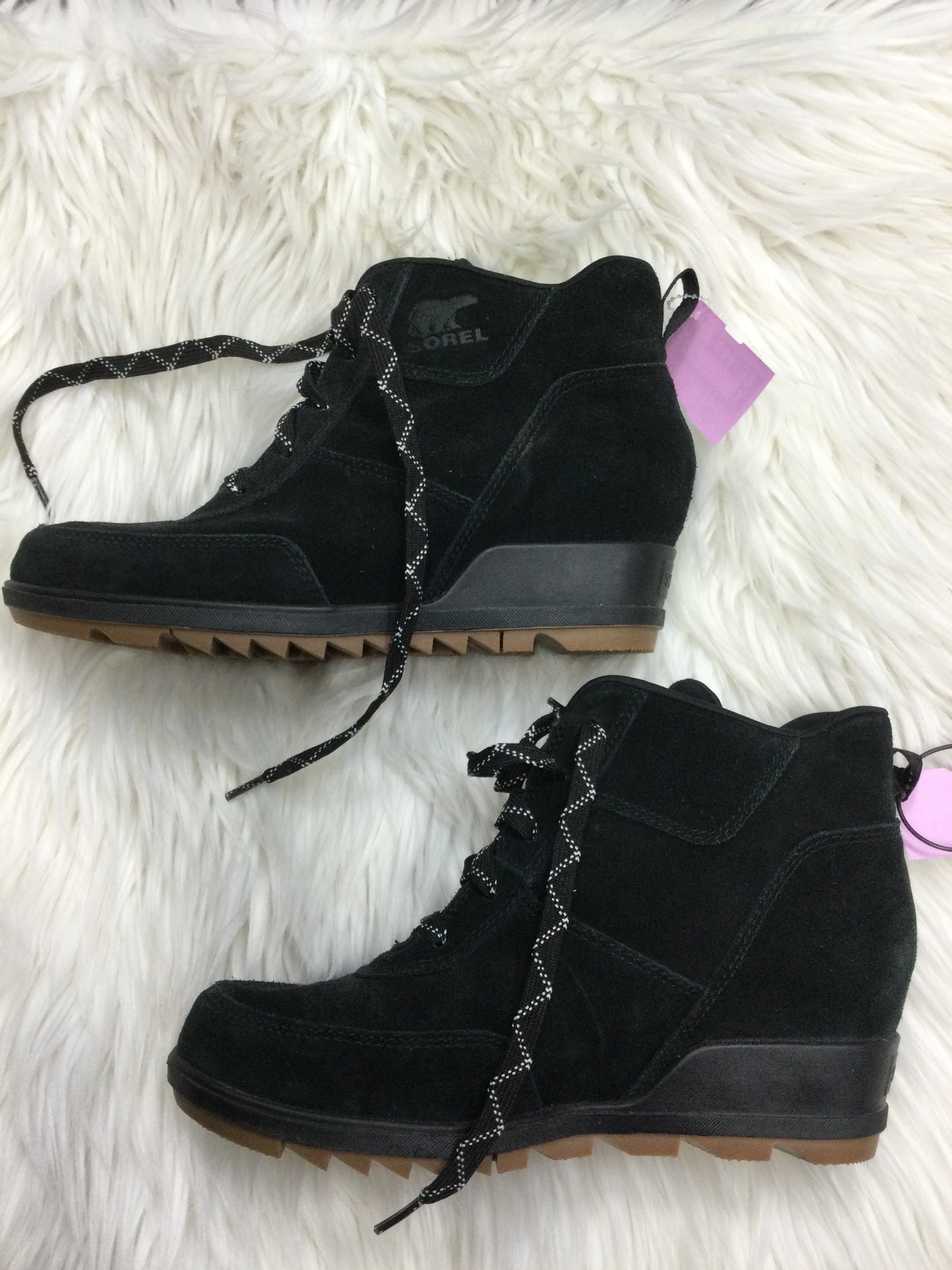 Boots Ankle Heels By Sorel In Black, Size:7