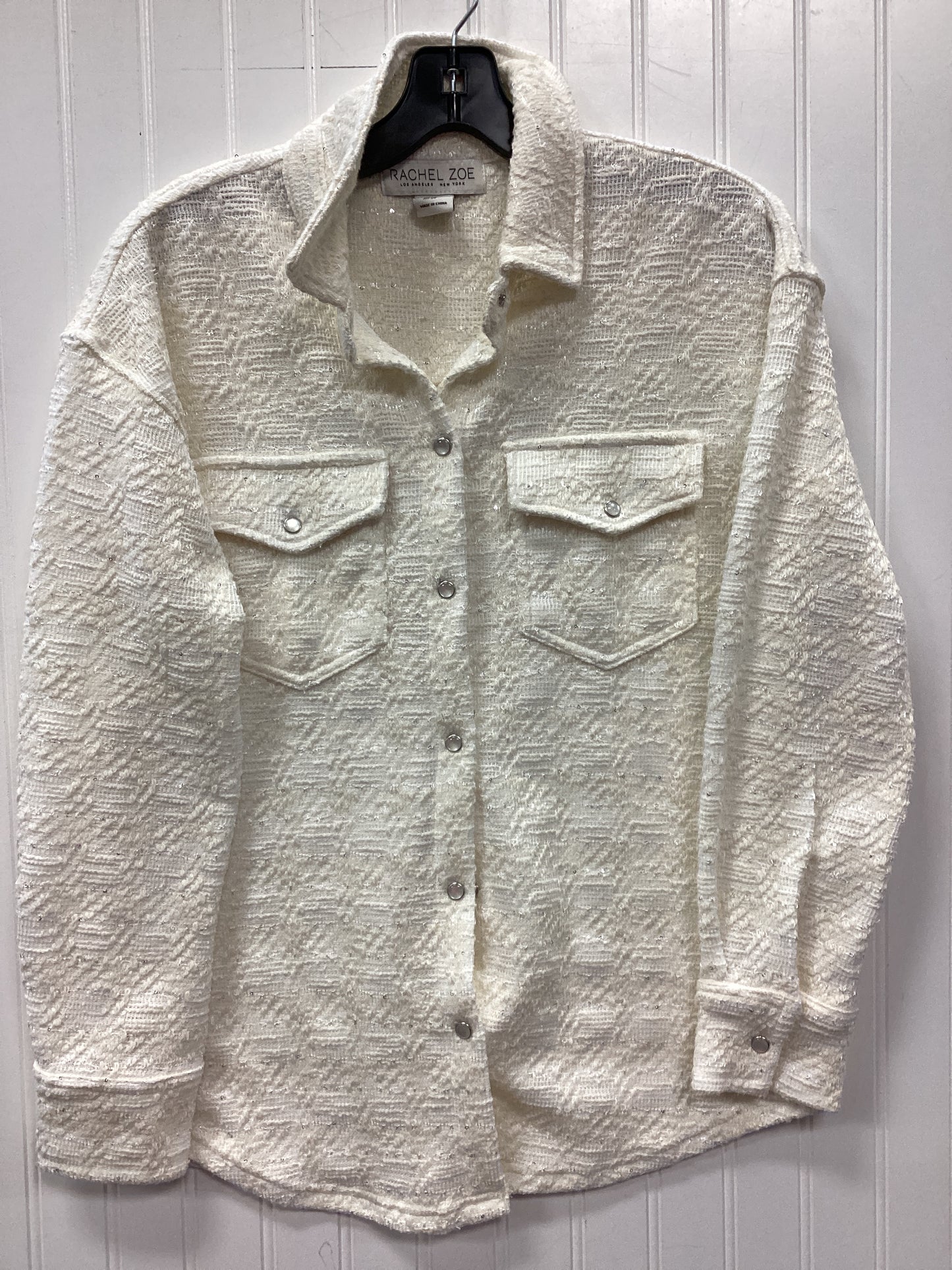 Top Ls By Rachel Zoe In Cream, Size:Xs
