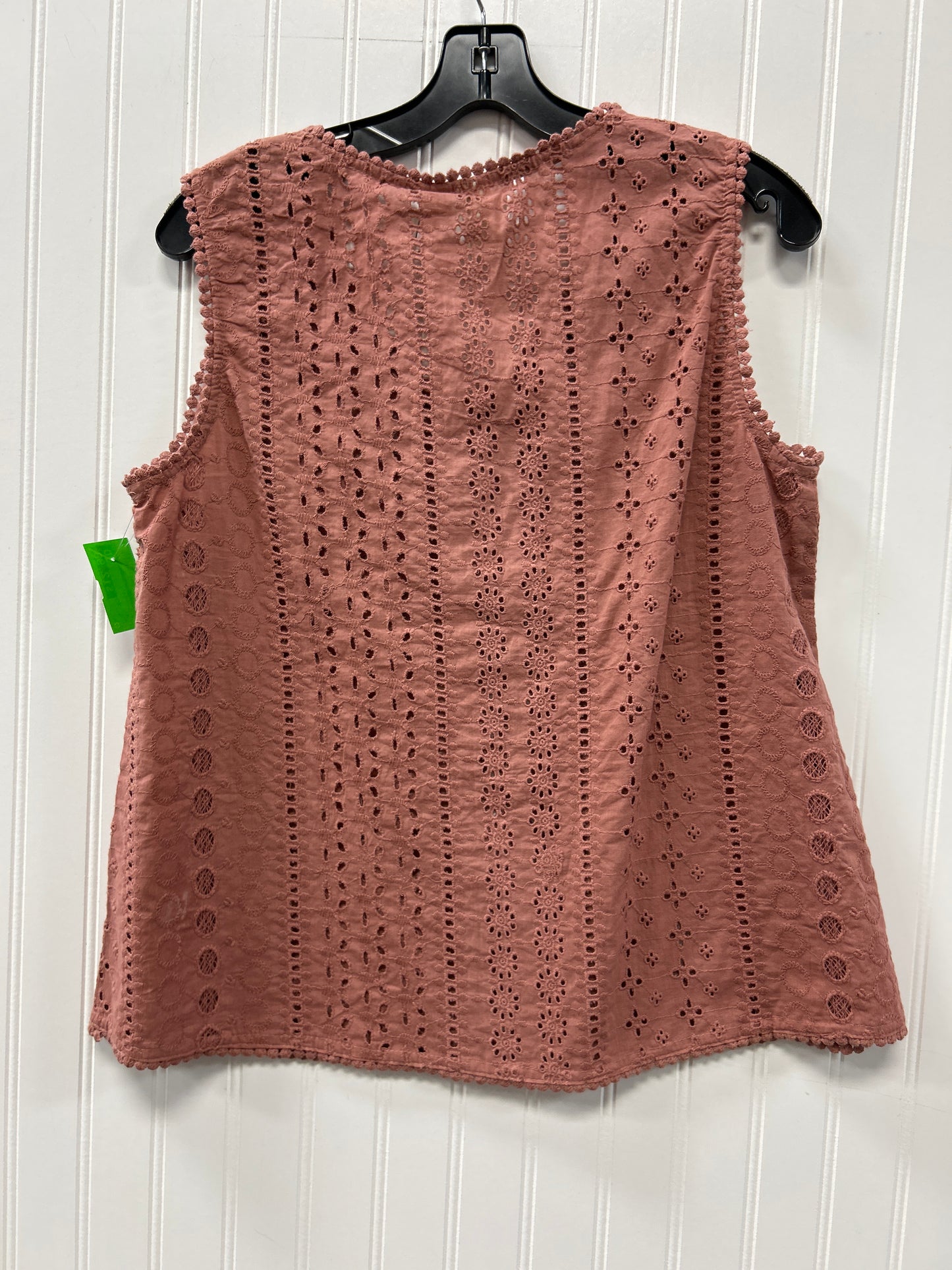 Top Sleeveless By Joie In Pink, Size:M
