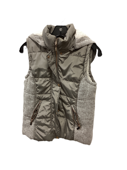 Vest Puffer & Quilted By Vanity In Taupe, Size:S