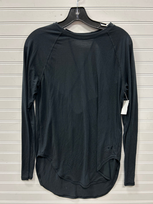 Athletic Top Ls Crewneck By Under Armour In Black, Size:M