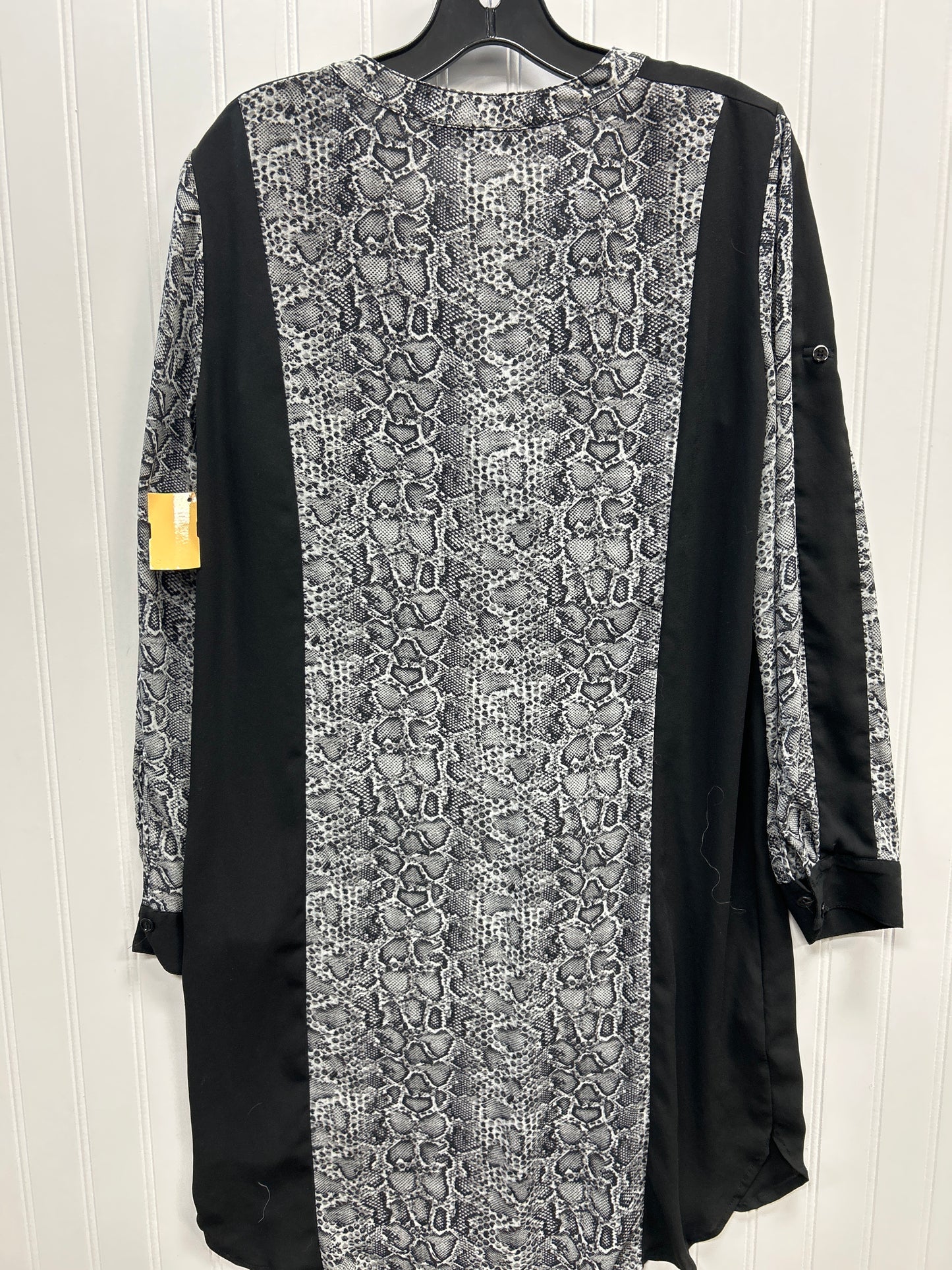 Dress Casual Midi By Bcbgmaxazria In Grey, Size:M