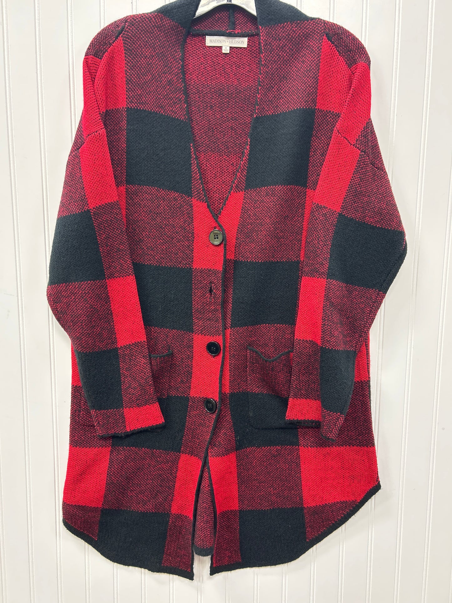 Sweater Cardigan By Cmc In Red, Size:M