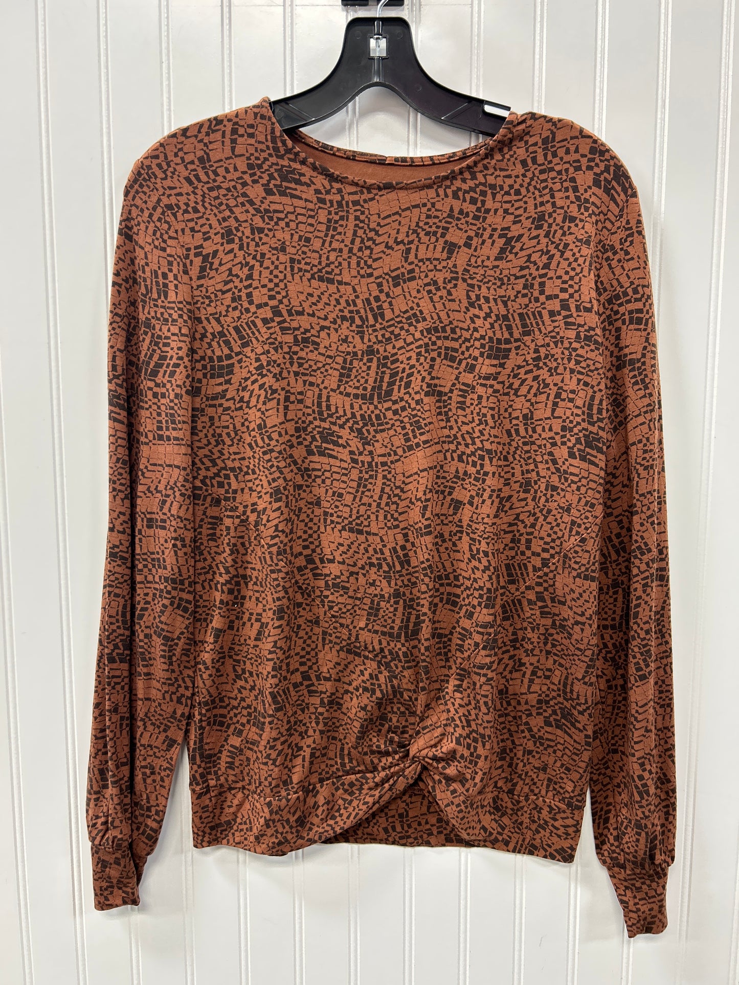 Top Ls By Garnet Hill In Brown, Size:S