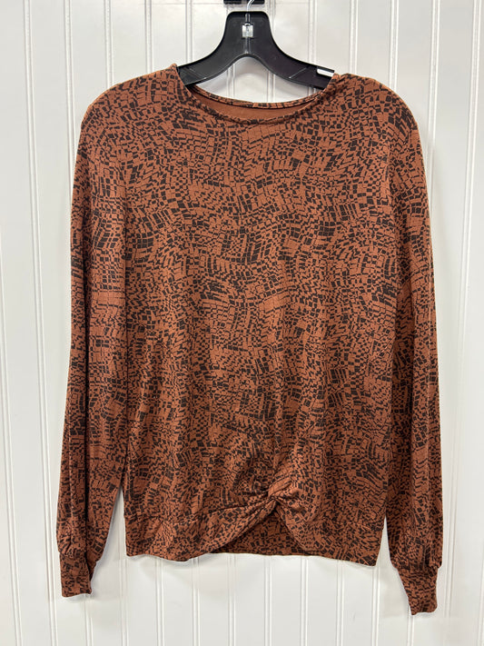 Top Ls By Garnet Hill In Brown, Size:S