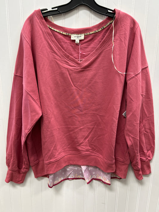 Top Ls By Umgee In Pink, Size:L