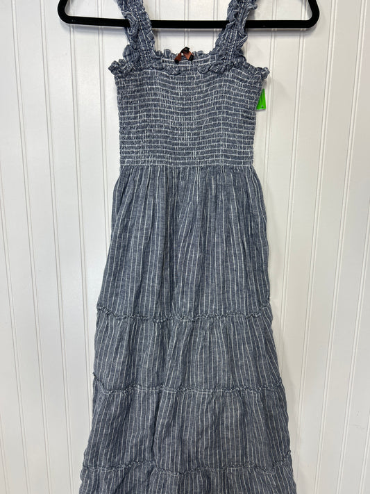Dress Casual Midi By Quince In Blue, Size:S
