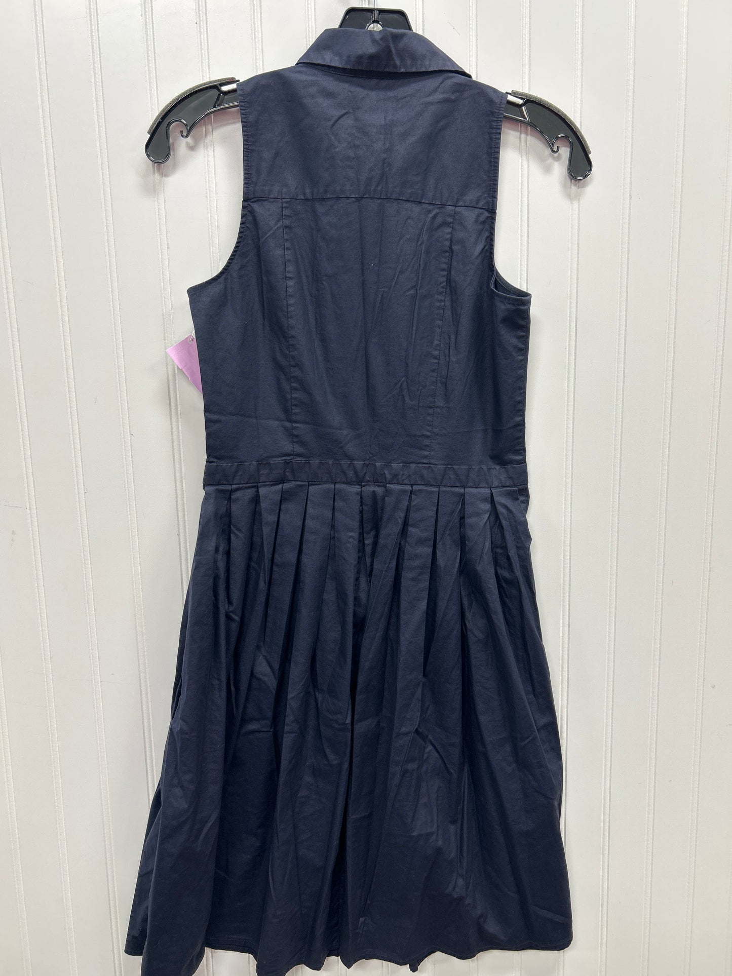 Dress Casual Midi By Ann Taylor In Navy, Size:0