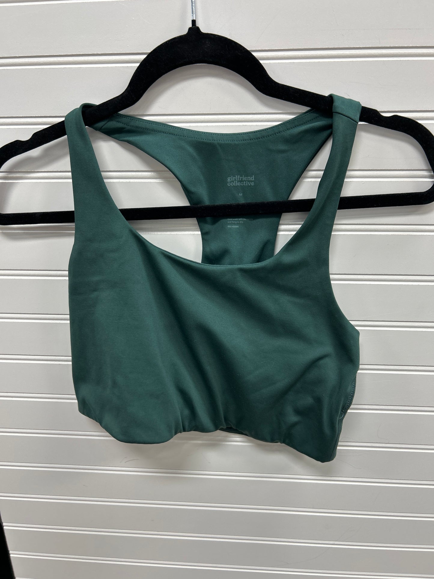 Athletic Bra By Girlfriend Collective In Green, Size:M