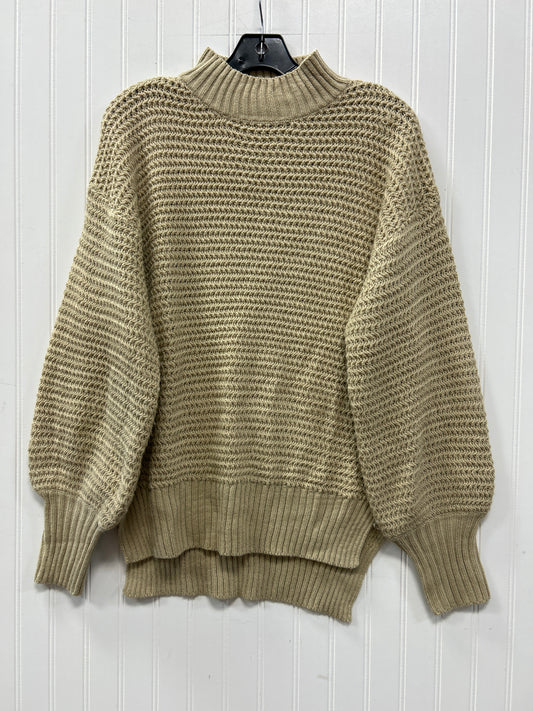 Sweater By Clothes Mentor In Tan, Size:L
