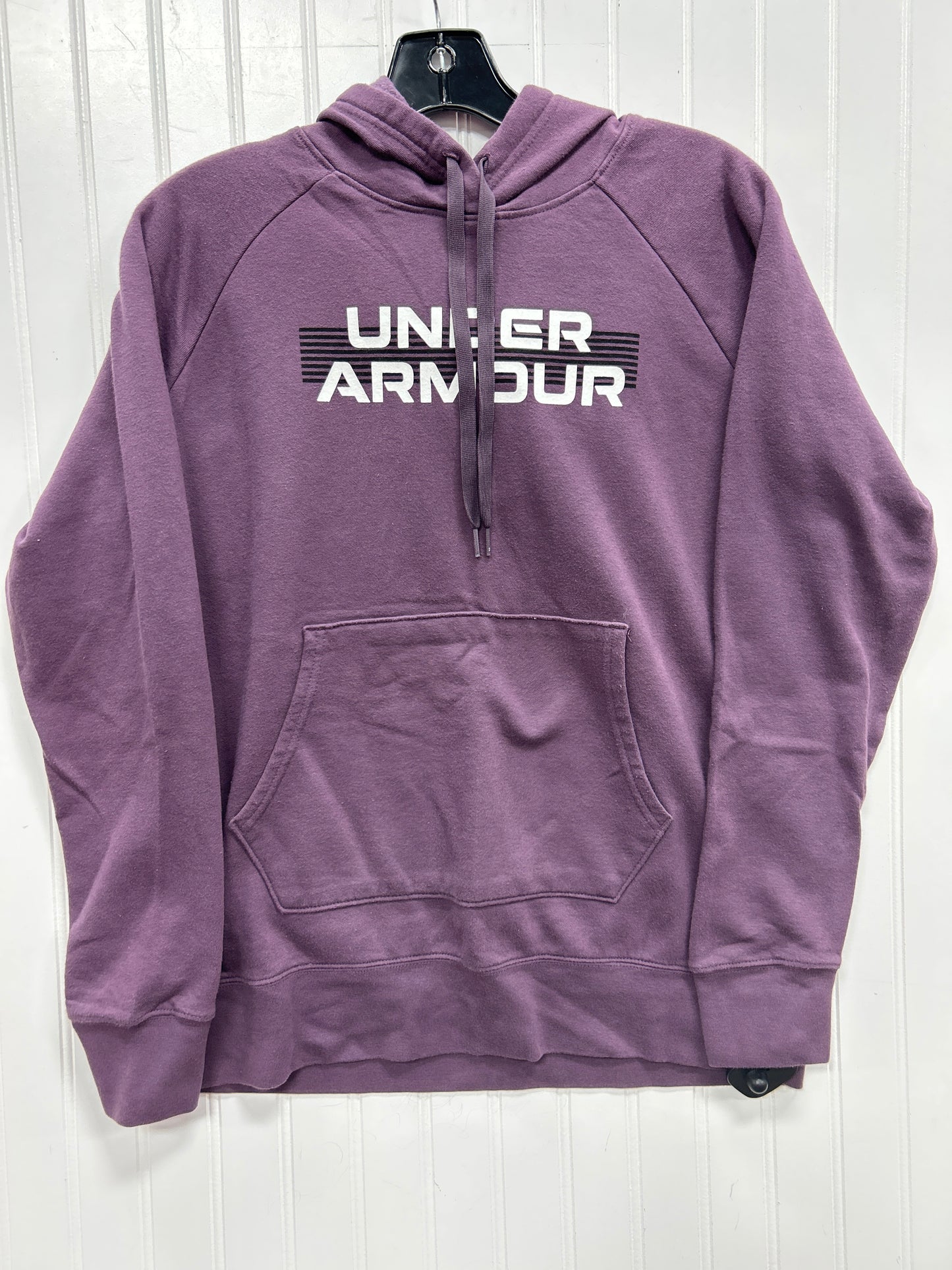 Sweatshirt Hoodie By Under Armour In Purple, Size:M