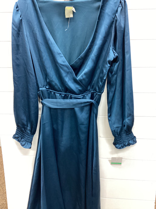 Dress Party Long By Taylor In Teal, Size:8