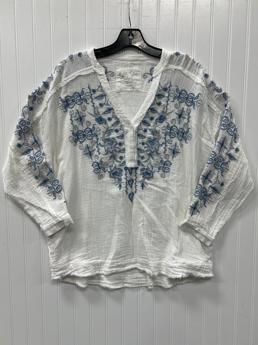 Top Ls By Cmc In White, Size:Xs