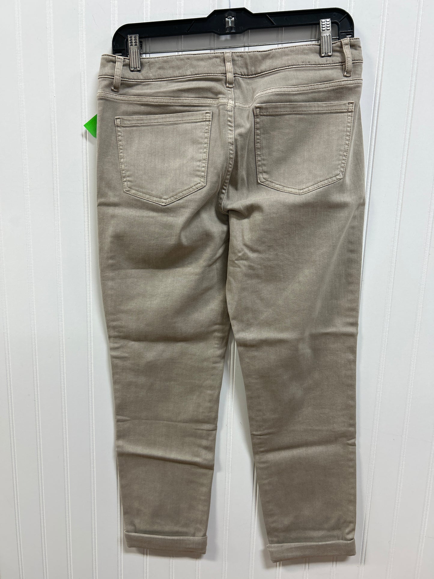 Jeans Skinny By J. Jill In Tan Denim, Size:6