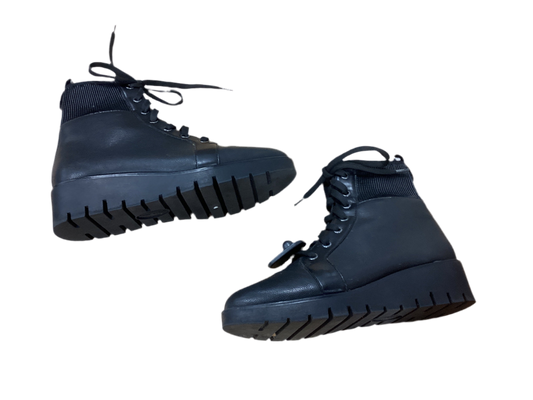 Boots Ankle Flats By Anne Klein In Black, Size:7.5