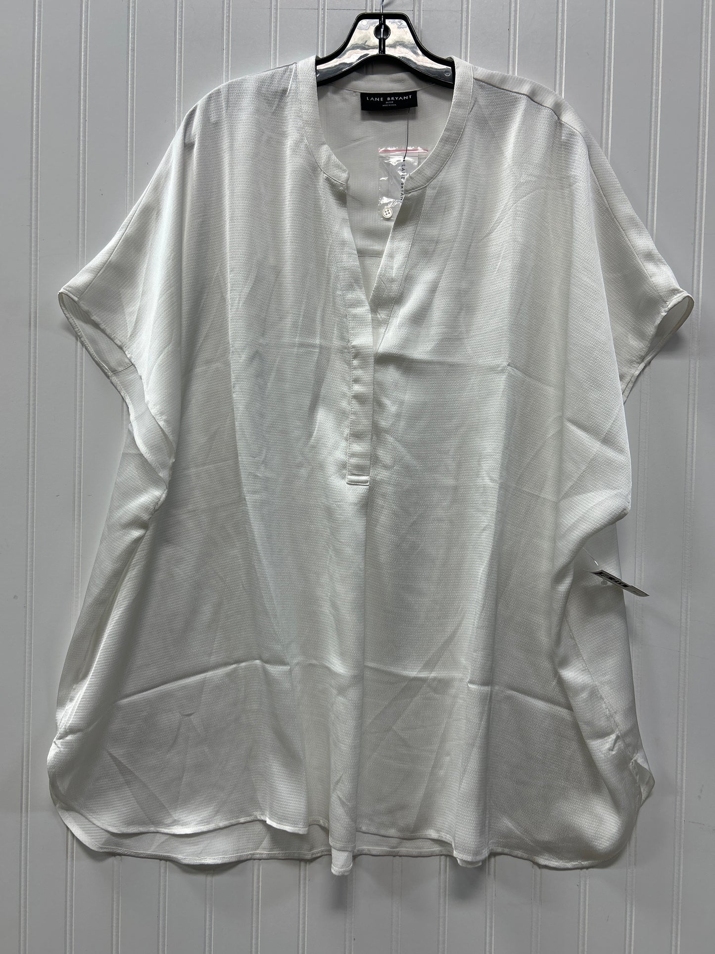 Top Ss By Lane Bryant In White, Size:4X