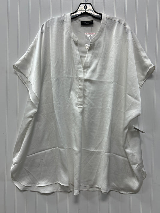 Top Ss By Lane Bryant In White, Size:4X
