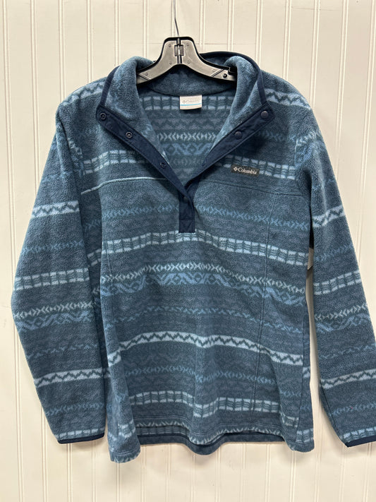 Jacket Fleece By Columbia In Blue, Size:L