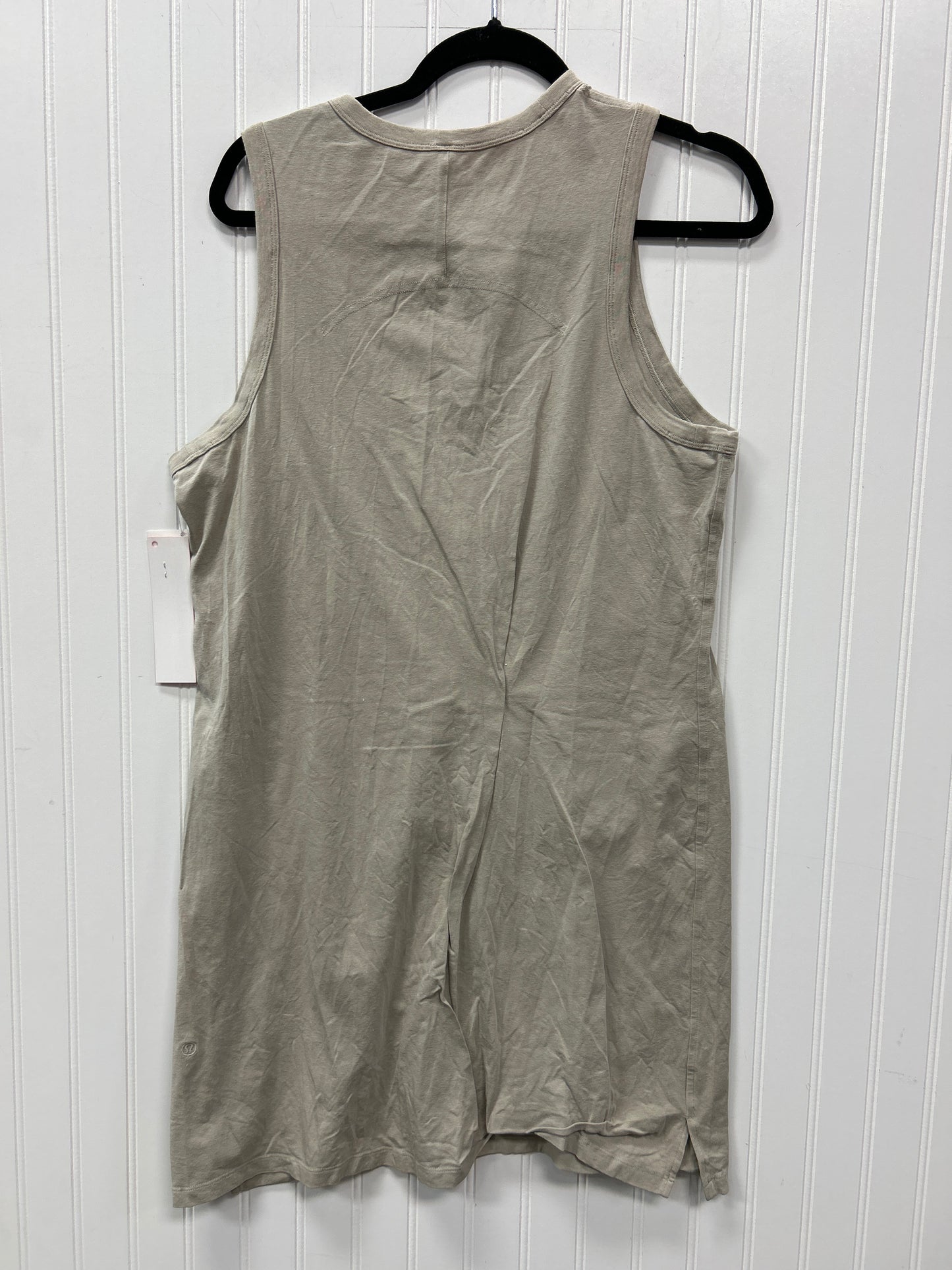 Athletic Dress By Lululemon In Tan, Size:10