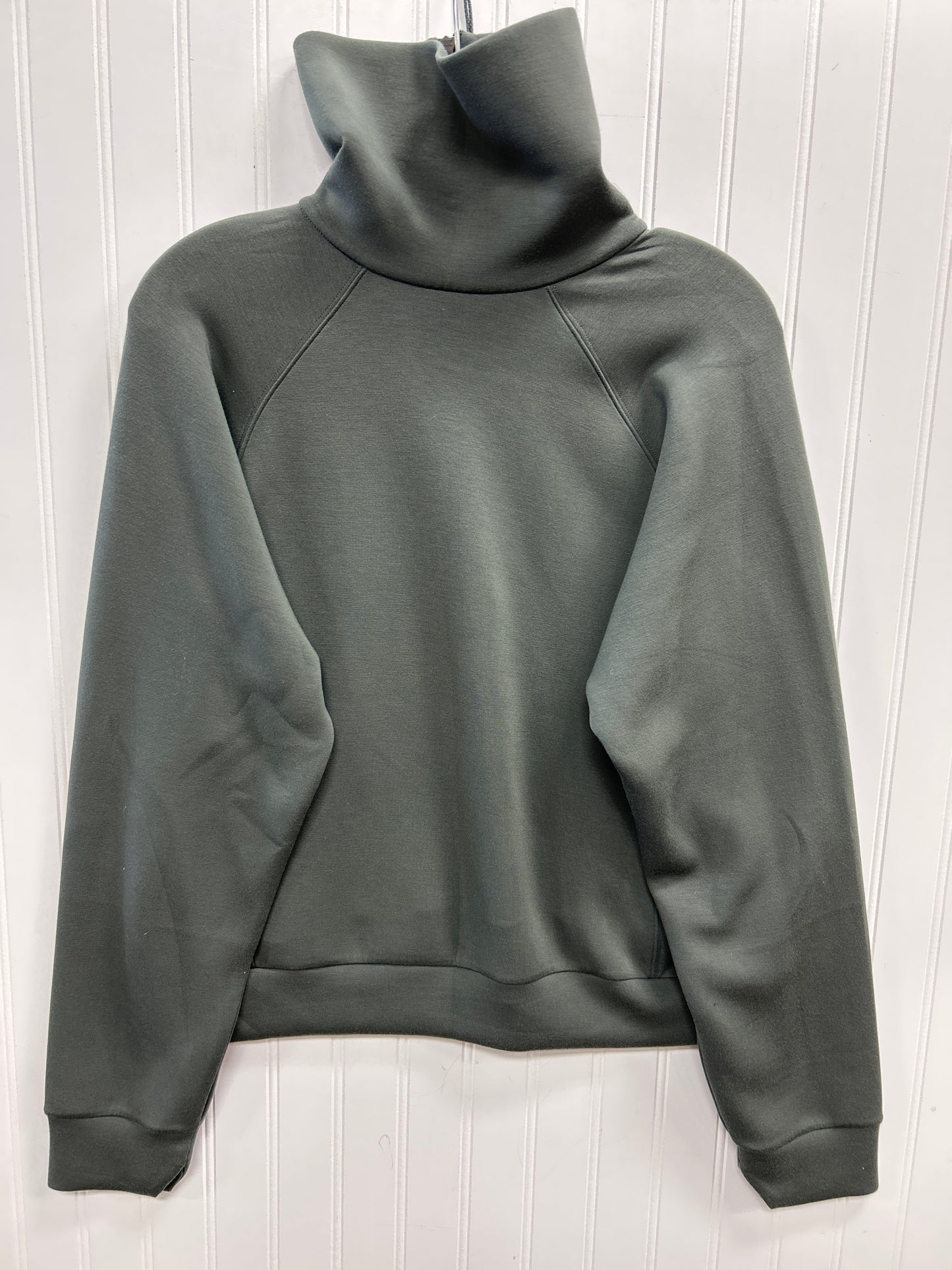 Athletic Top Ls Collar By Spanx In Green, Size:L