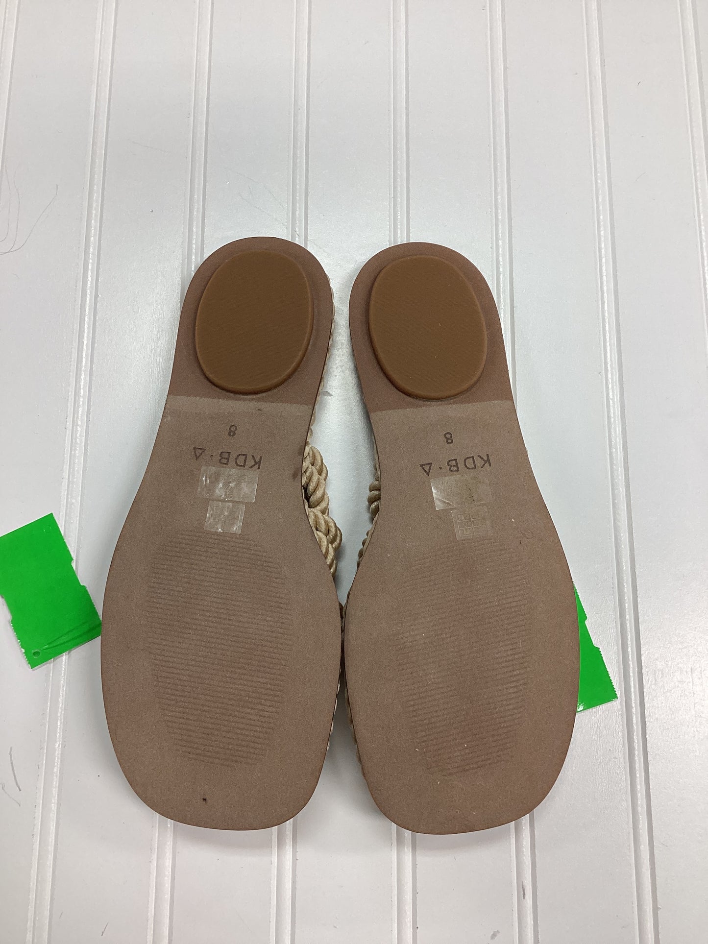 Sandals Flats By Kelsi Dagger In Cream, Size:8