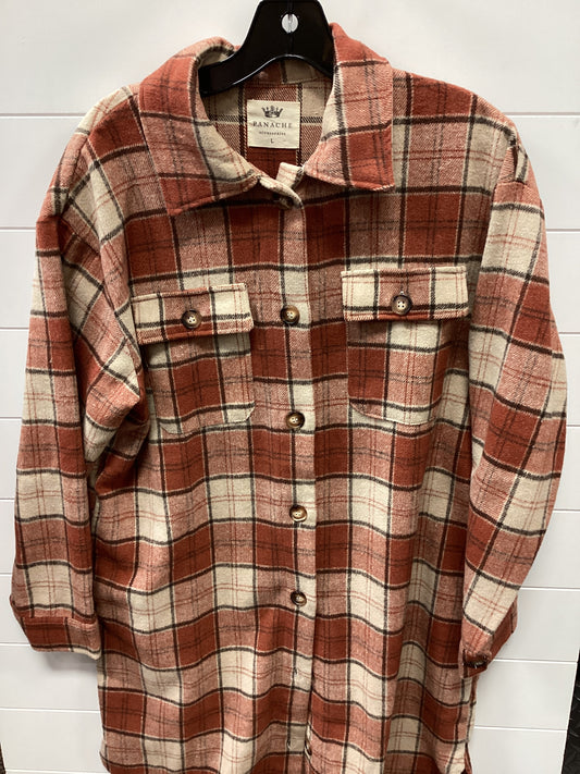 Jacket Fleece By Cmc In Plaid Pattern, Size:L