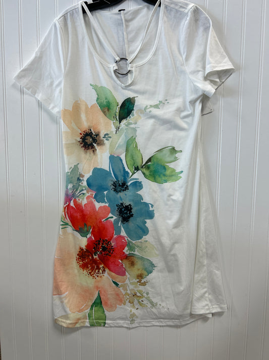 Dress Casual Midi By Noracora In White, Size:M
